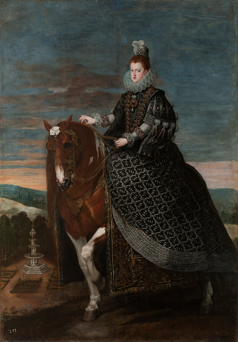 A Rainha Margarida da Áustria a Cavalo - Diego Velázquez
