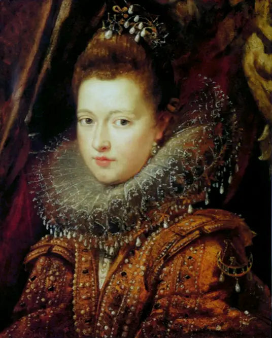 Retrato de Margherita Gonzaga (fragmento) - Peter Paul Rubens