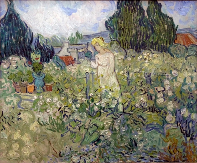 Mademoiselle Gachet no jardim - Vincent van Gogh