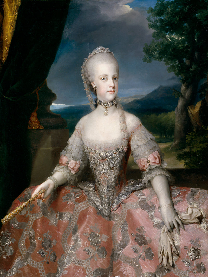 Marie-Caroline d'Autriche, rainha de Nápoles - Anton Raphael Mengs