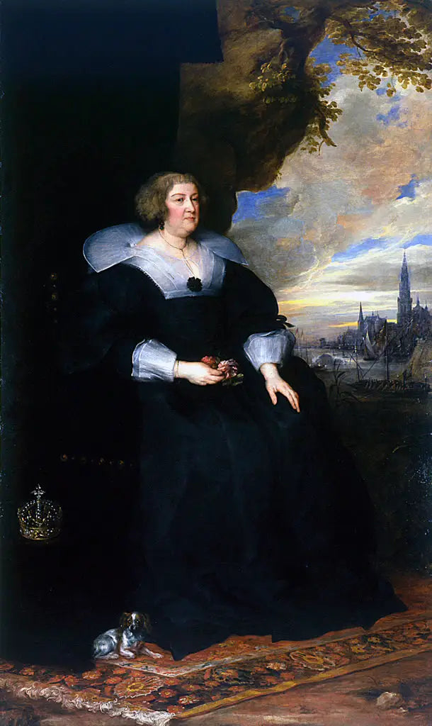 Retrato de Maria de Médici - Antoine van Dyck