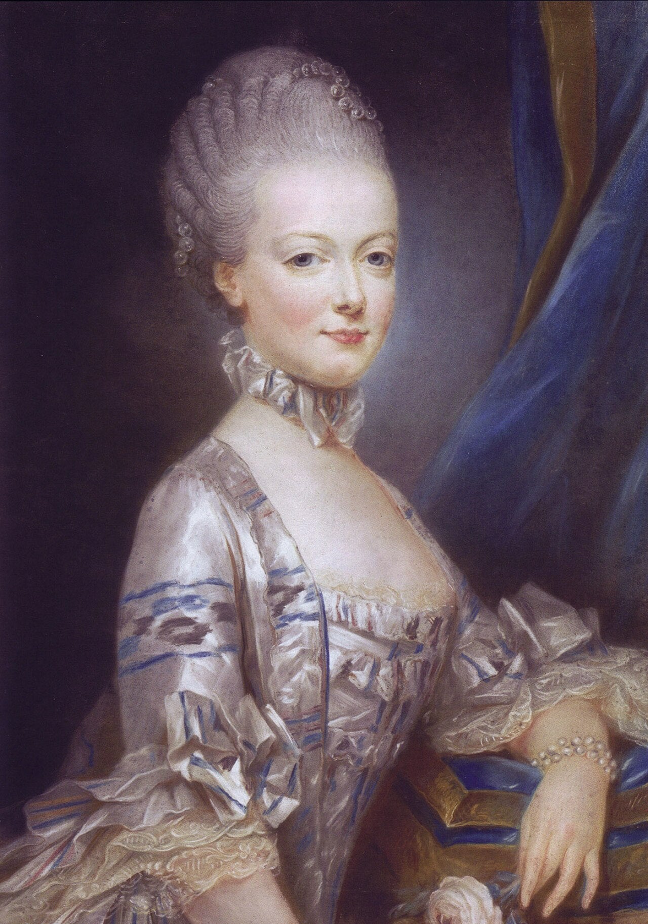 Marie-Antoinette aos 13 anos – Joseph Ducreux (1769)