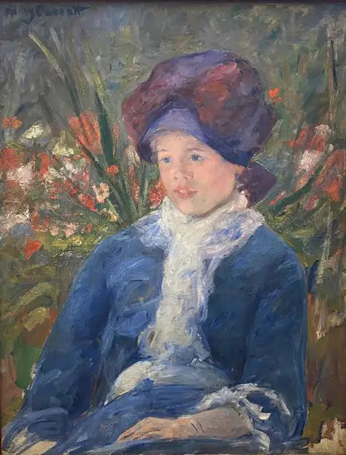 Susan sentada em um jardim - Mary Cassatt
