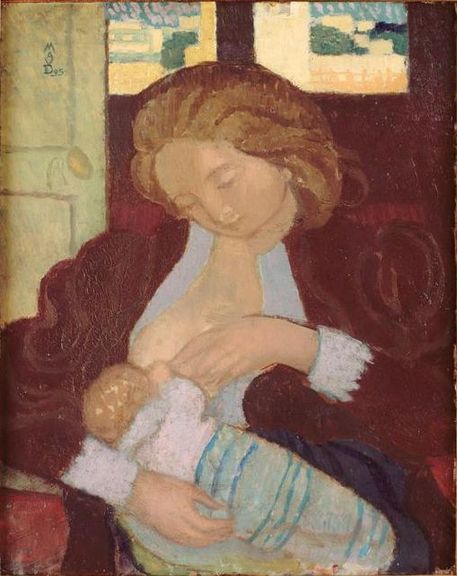 Maternidade com punhos de renda - Maurice Denis