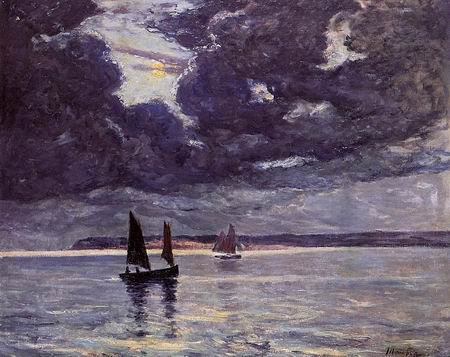 O Retorno dos barcos de pesca - Maxime Maufra