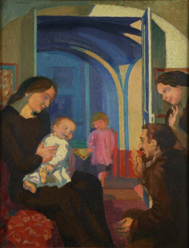 A visita do padrinho - Maurice Denis