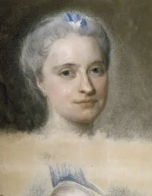 Marie-Josèphe de Saxe, duquesa herdeira (1731-1767) - Maurice-Quentin de La Tour