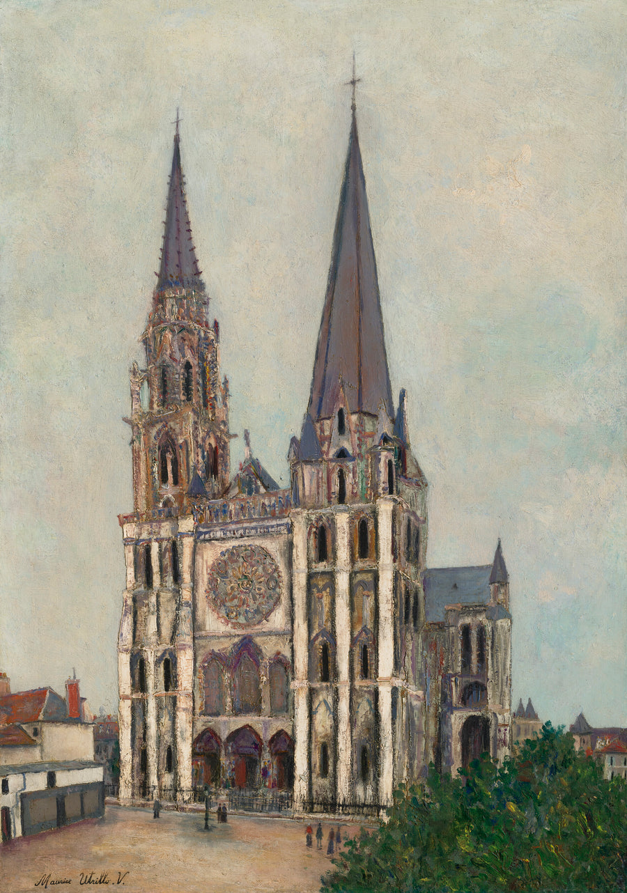 La Cathédrale de Chartres (Eure-et-Loir) (1912) - Maurice Utrillo