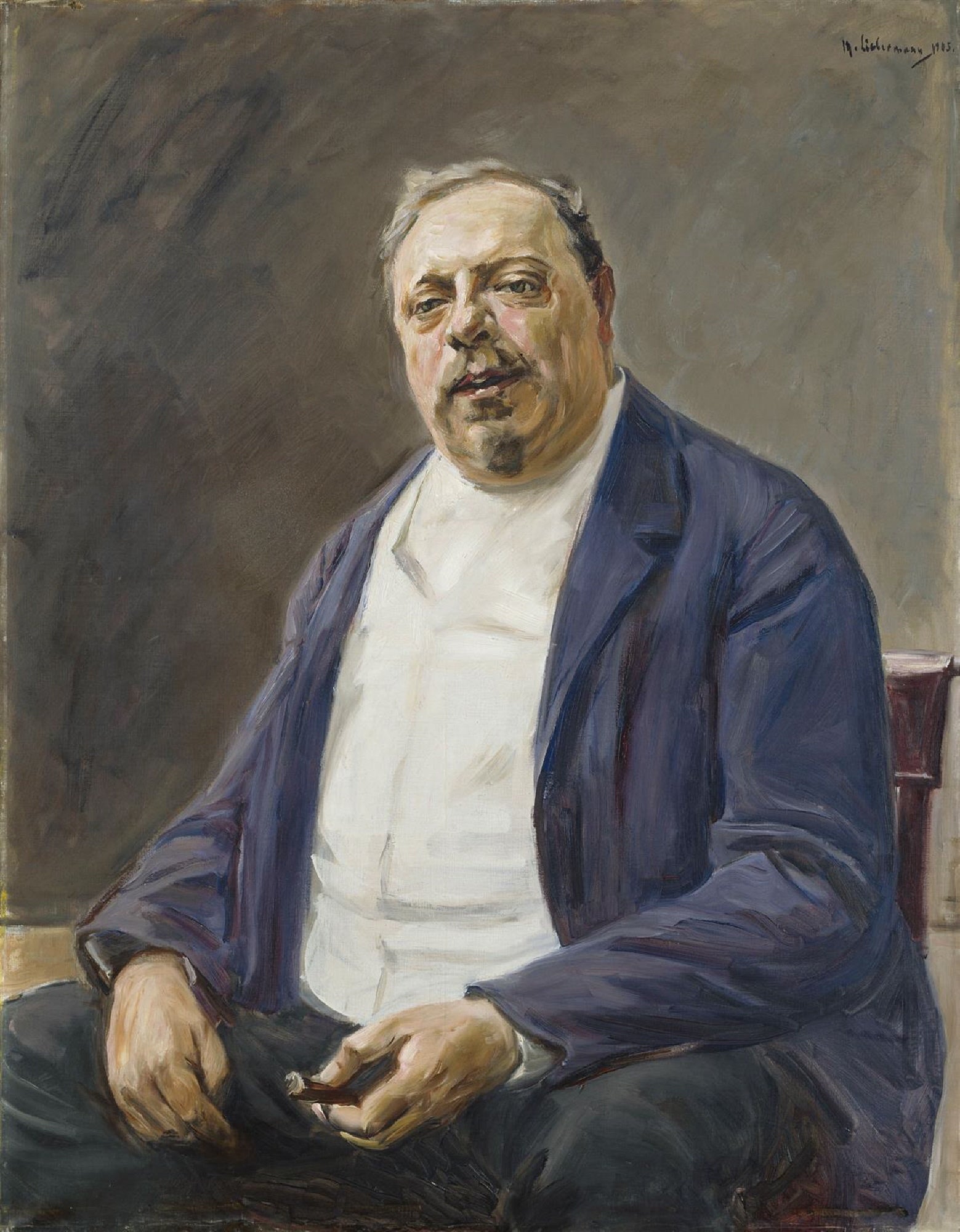Portrait d'Alfred von Berger - Max Liebermann