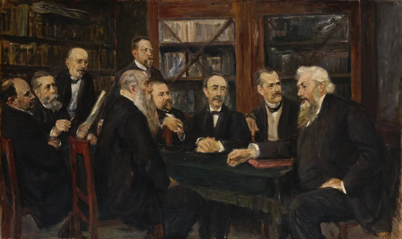 O Convento de Professores de Hamburgo - Max Liebermann