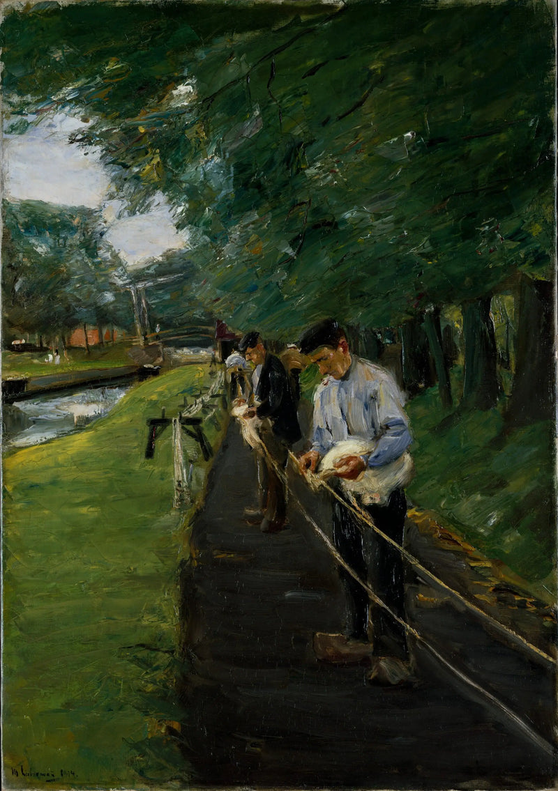 O Ropewalk em Edam - Max Liebermann