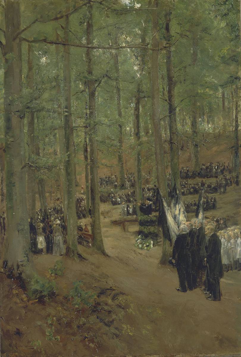 Kaiser Friedrich Gedächtnisfeier à Kösen - Max Liebermann