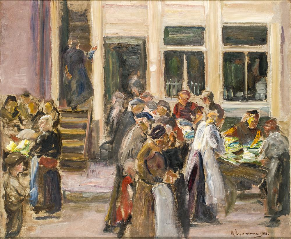 Judengasse em Amsterdã - Max Liebermann