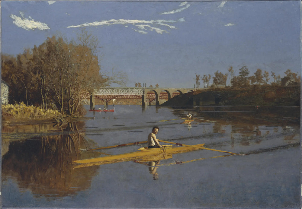 Max Schmitt en skiff - Thomas Eakins - Alpha Reproduction