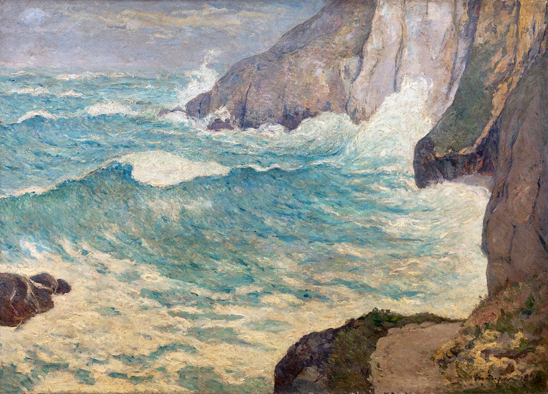 Marinha em tempo ruim - Maxime Maufra