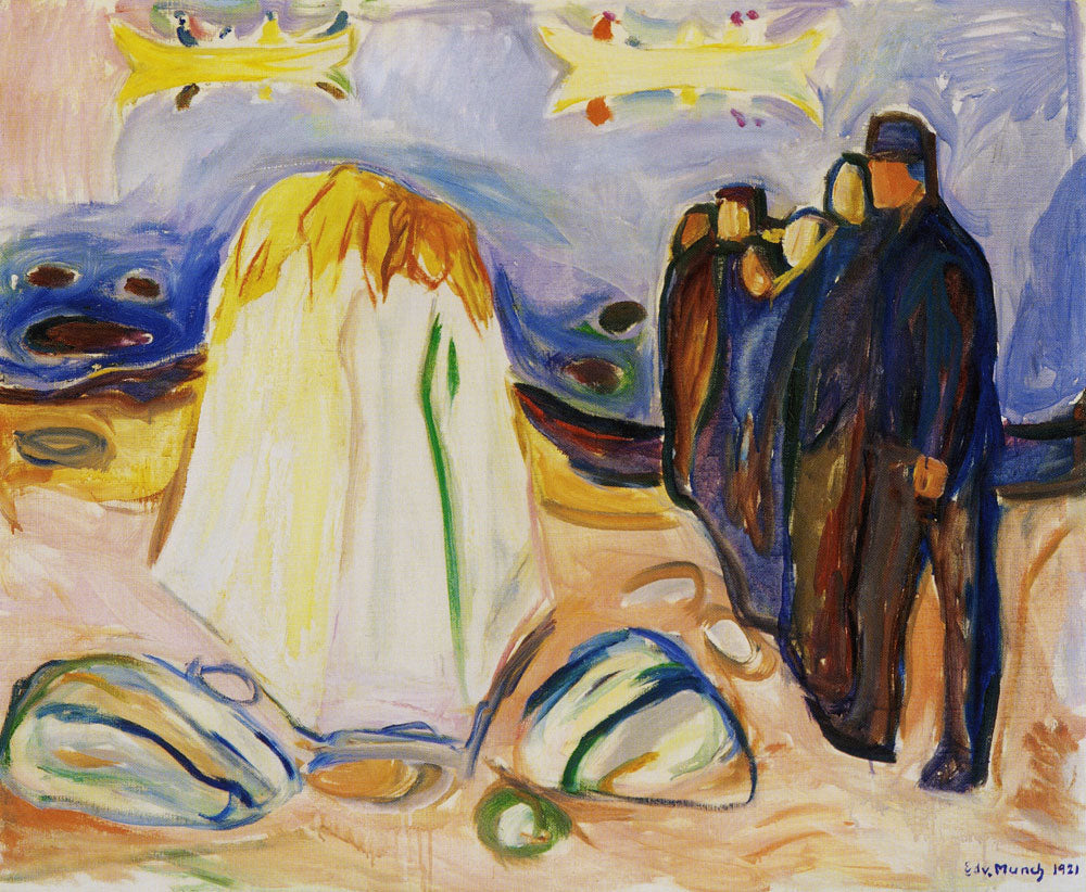Reproduction du tableau « Rencontre - Edvard Munch » par Alpha Reproduction en peinture à l’huile