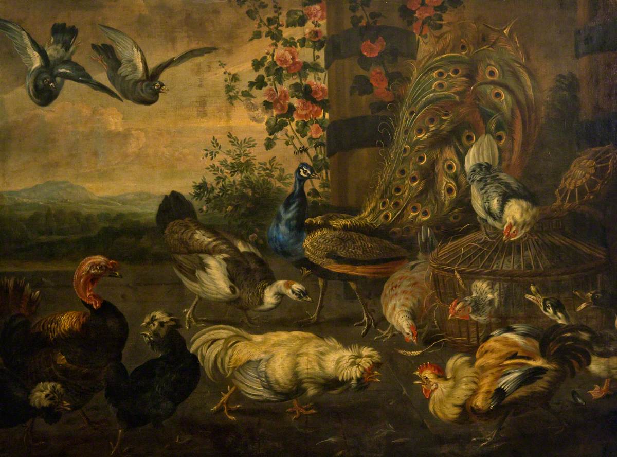 Coqs de combat - Melchior de Hondecoeter