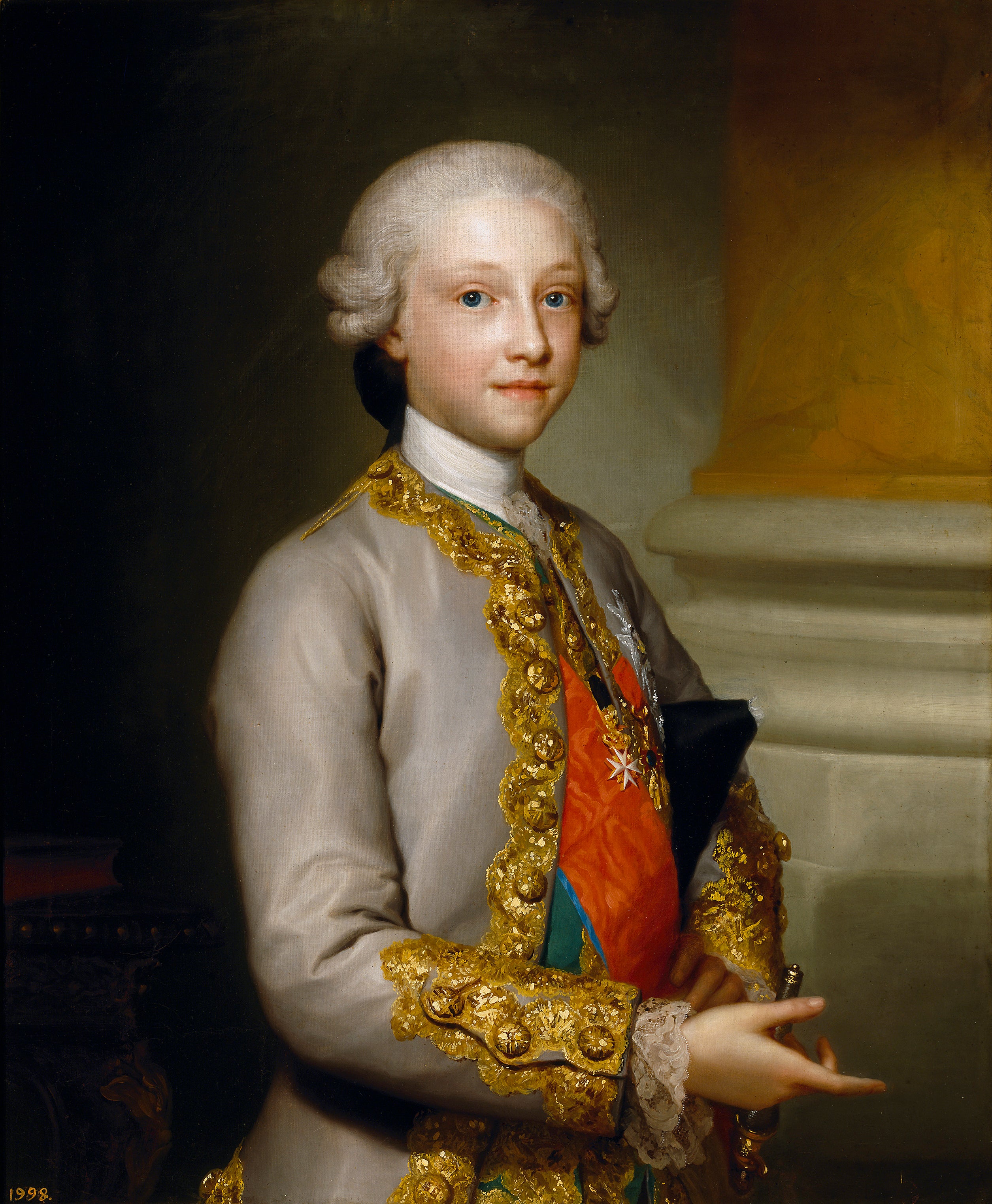 Gabriel Antoine de Bourbon, enfant d'Espagne - Anton Raphael Mengs