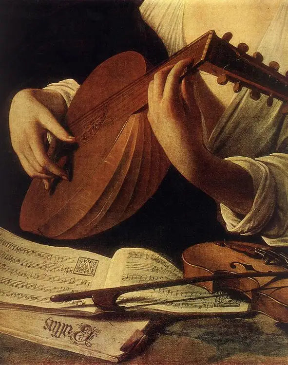 Reproduction du tableau « Joueur de luth - Le Caravage » par Alpha Reproduction en peinture à l’huile