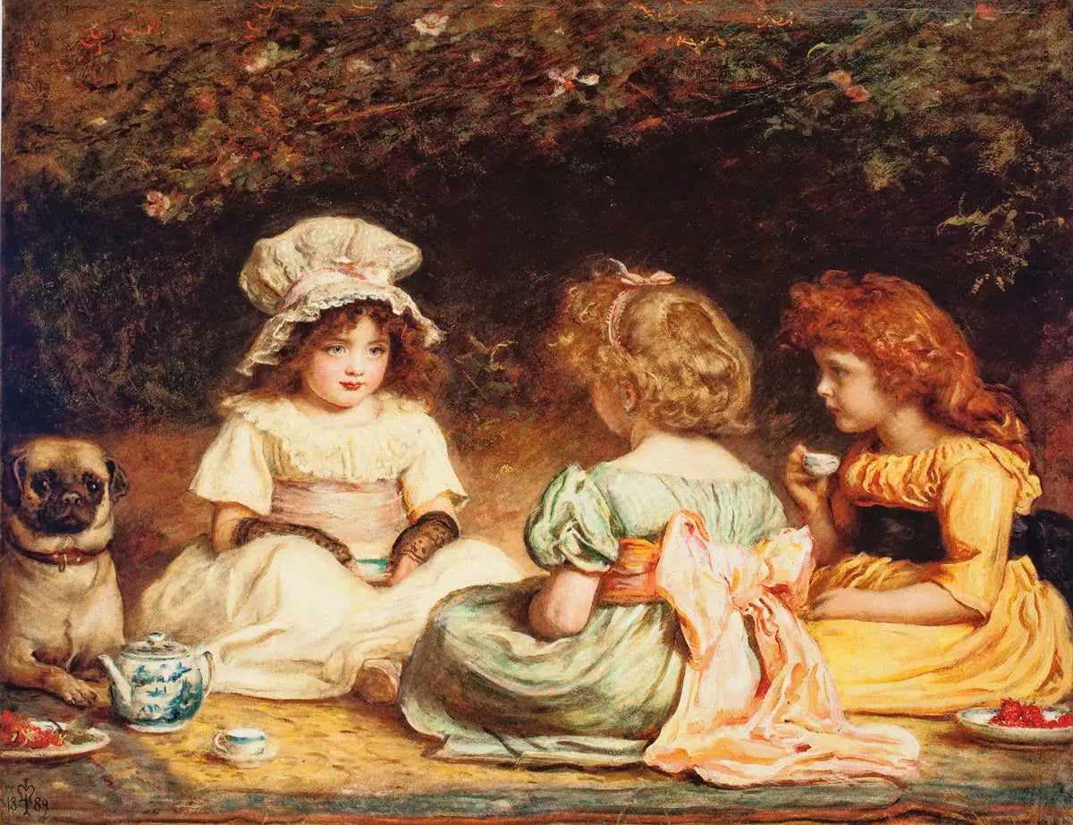 Thé de l’après-midi ou Les Potins - John Everett Millais - Alpha Reproduction