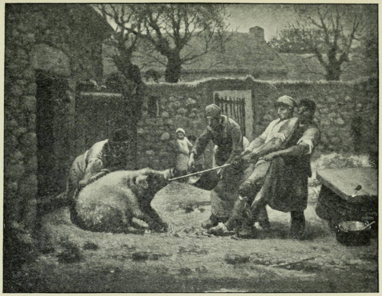 Les tueurs de cochon - Jean-François Millet