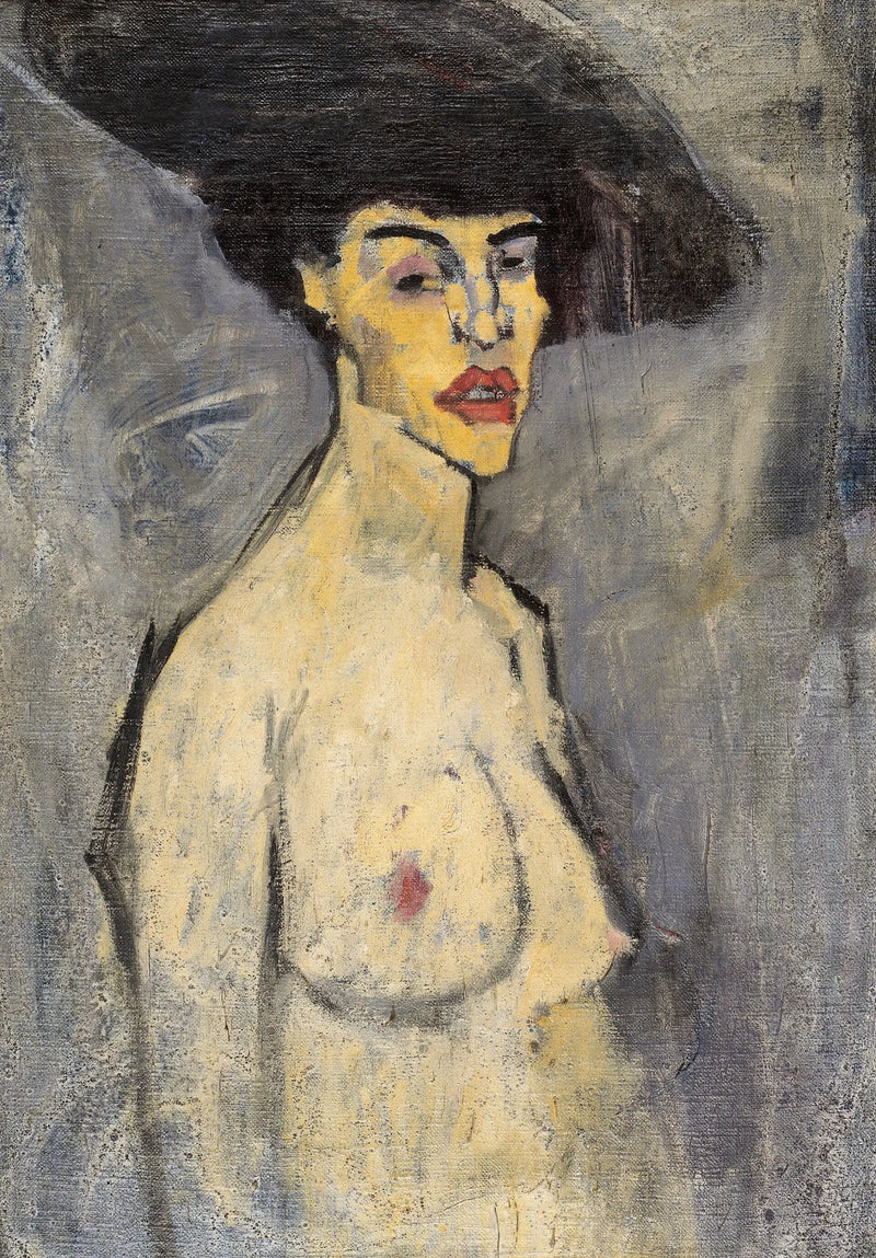 Nu com chapéu - Amedeo Modigliani