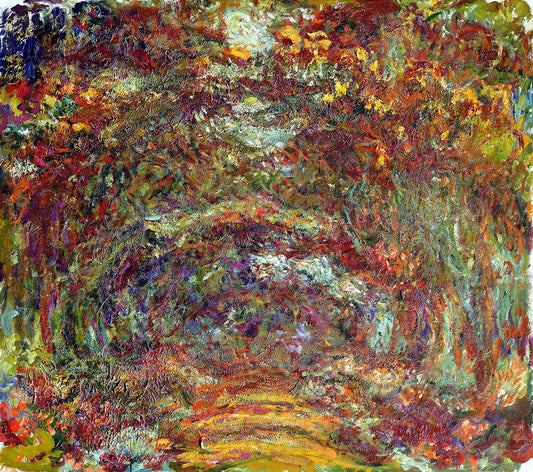 🌸 Le Chemin des Roses à Giverny – Claude Monet