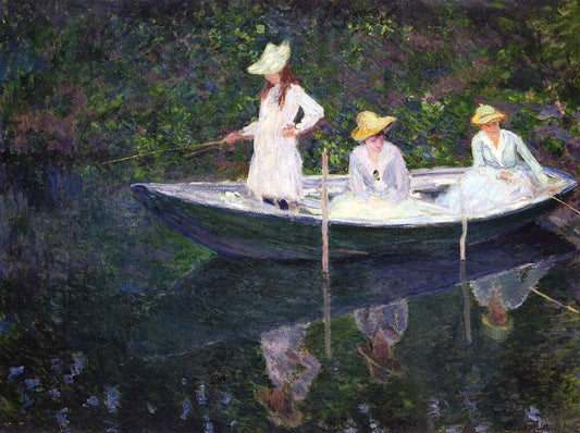 Reproduction du tableau « En norvégienne - Claude Monet » par Alpha Reproduction en peinture à l’huile