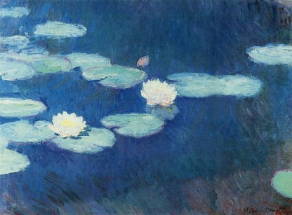 Ninféias azuis – Claude Monet (cerca de 1906)