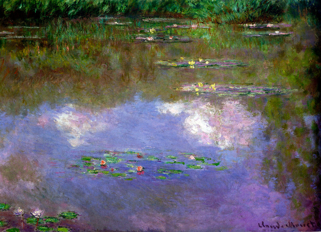 Ninféias no céu refletido – Claude Monet (cerca de 1915)