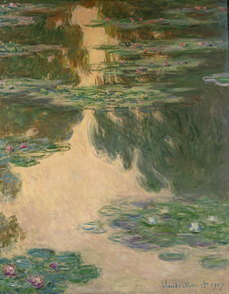 🌸 Ninféias laranja (1907) – Claude Monet