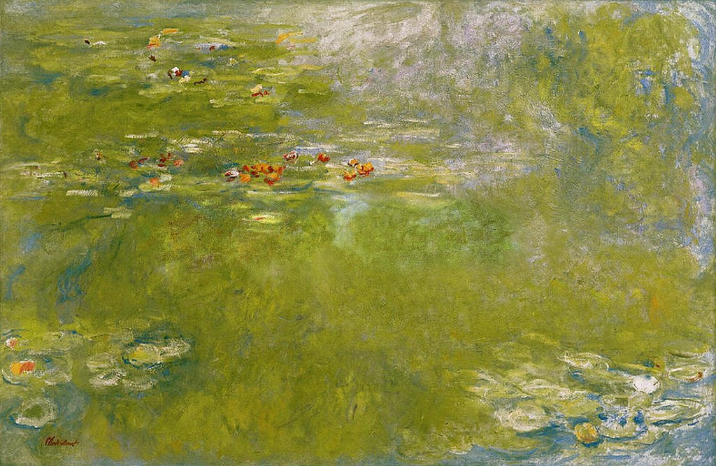 🌿 Ninféias (cerca de 1918) – Claude Monet