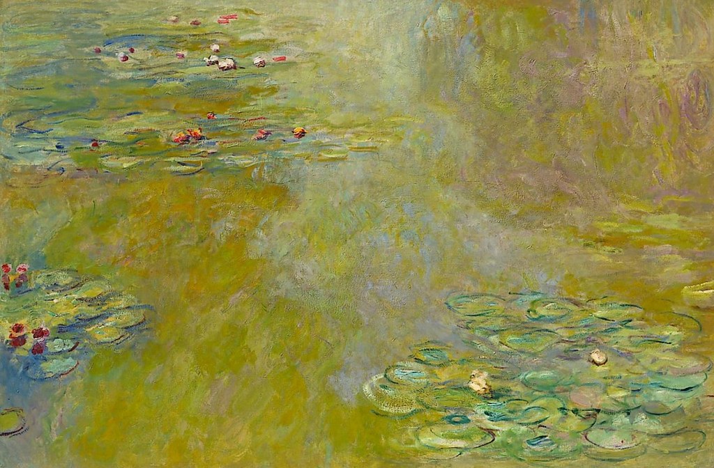 🌸 Ninféias – Claude Monet (cerca de 1918–1919)