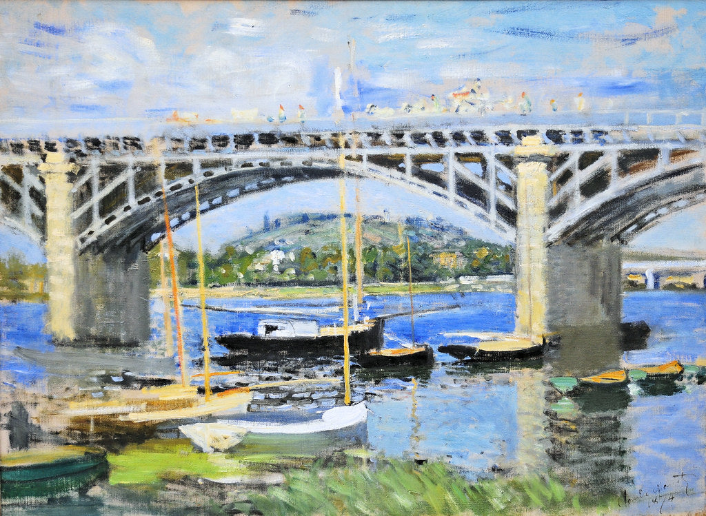 Reproduction du tableau « Le Pont sur la Seine à Argenteuil - Claude Monet » par Alpha Reproduction en peinture à l’huile