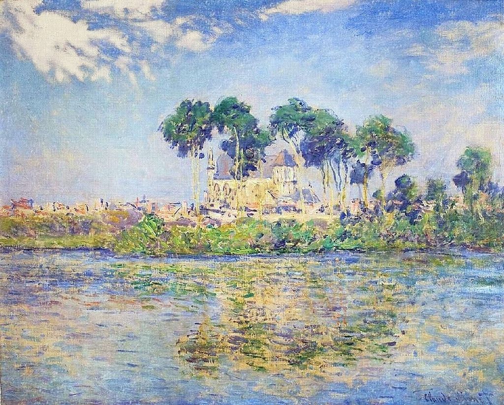 Reproduction du tableau « L'église de Vernon - Claude Monet » par Alpha Reproduction en peinture à l’huile