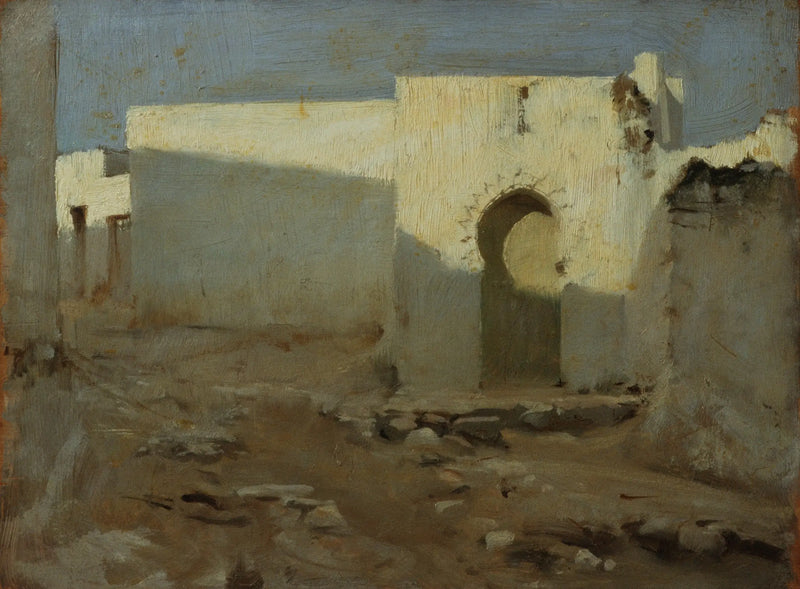 Edifícios mouriscos ao sol - John Singer Sargent