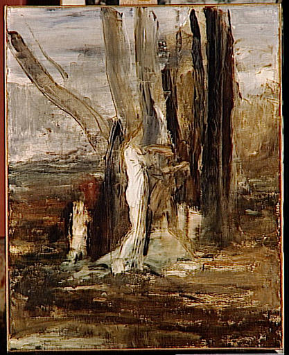 Jacob et l'Ange - Gustave Moreau