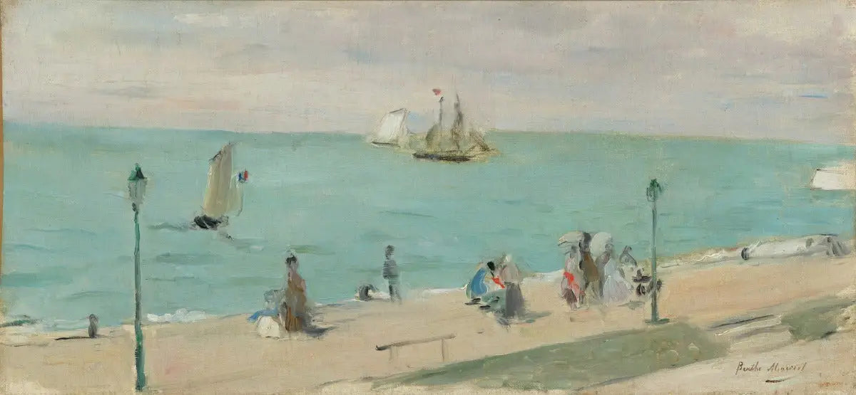 Reproduction du tableau « Sur la plage - Berthe Morisot » par Alpha Reproduction en peinture à l’huile