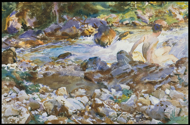 Riacho de montanha - John Singer Sargent