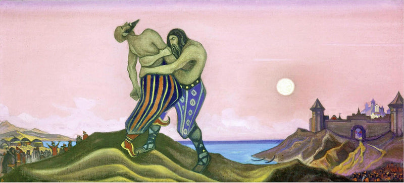 La monomachie de Mstislav et de Rédia - Nicolas Roerich