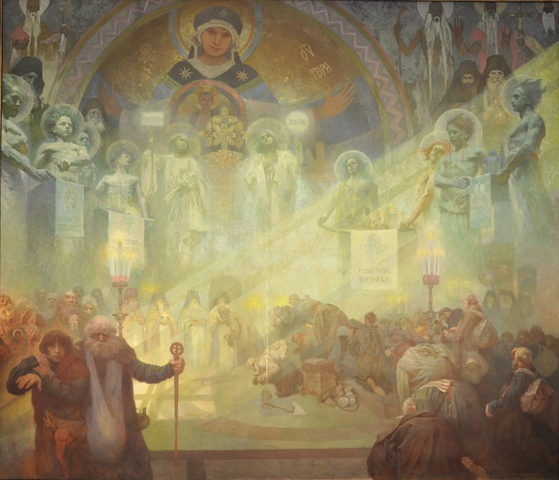 Mont Athos, a montanha sagrada - Alphonse Mucha