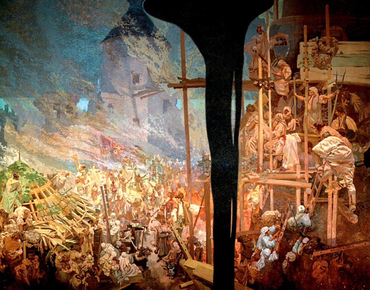 A Defesa de Szigetvár - Alphonse Mucha