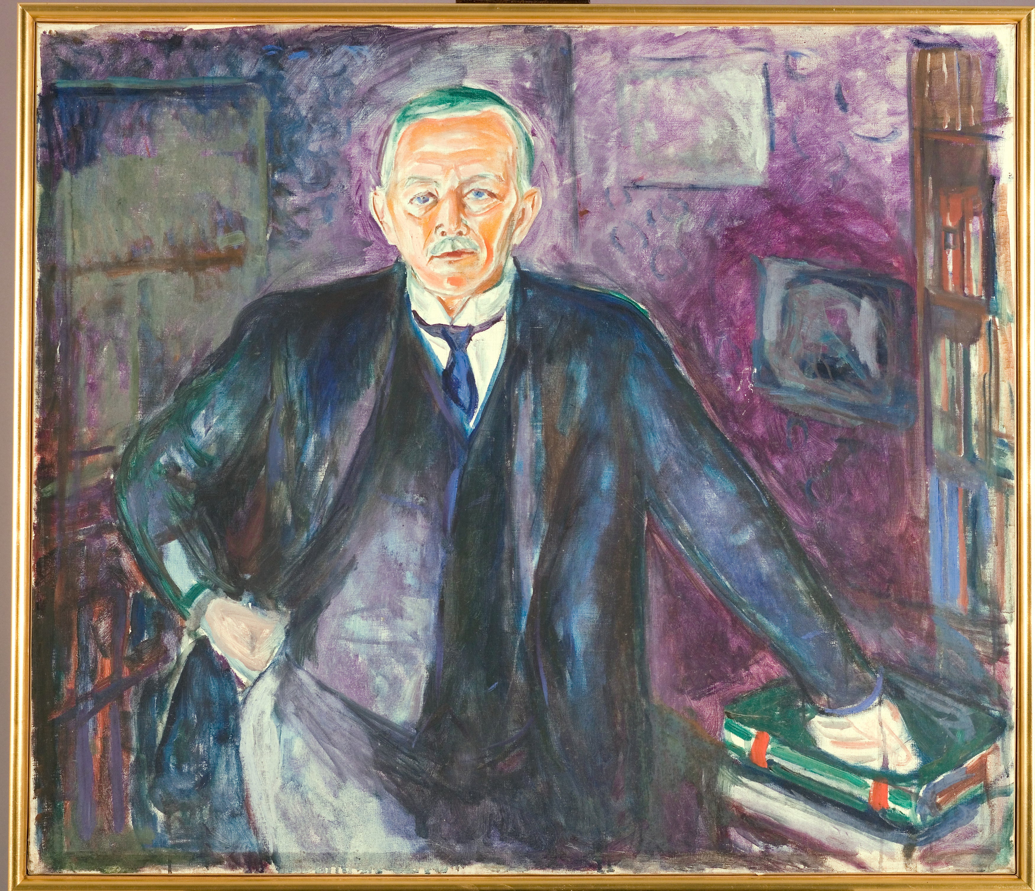 Reproduction du tableau « Fredrik Stang - Edvard Munch » par Alpha Reproduction en peinture à l’huile