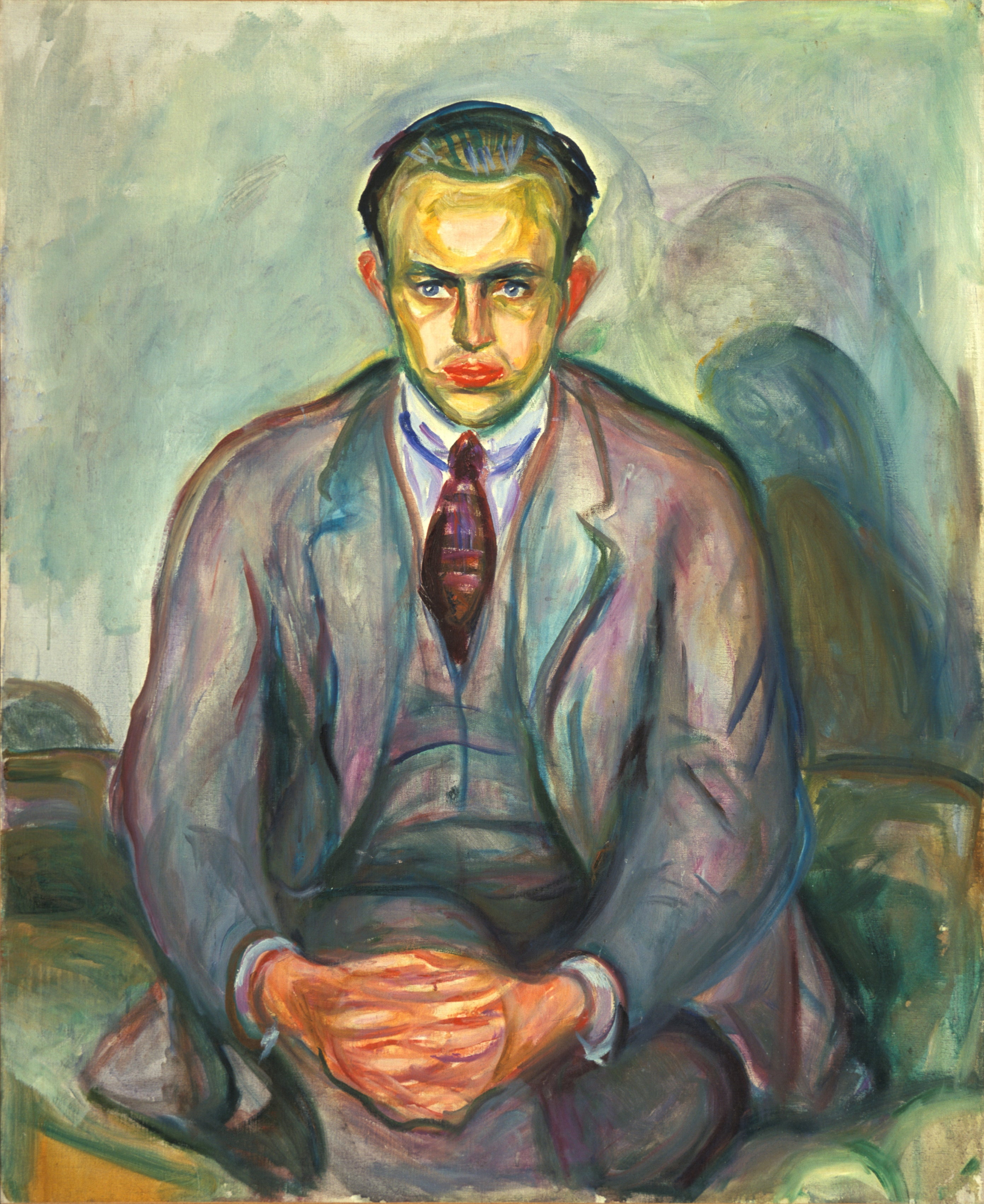 Reproduction du tableau « Rolf Stenersen - Edvard Munch » par Alpha Reproduction en peinture à l’huile