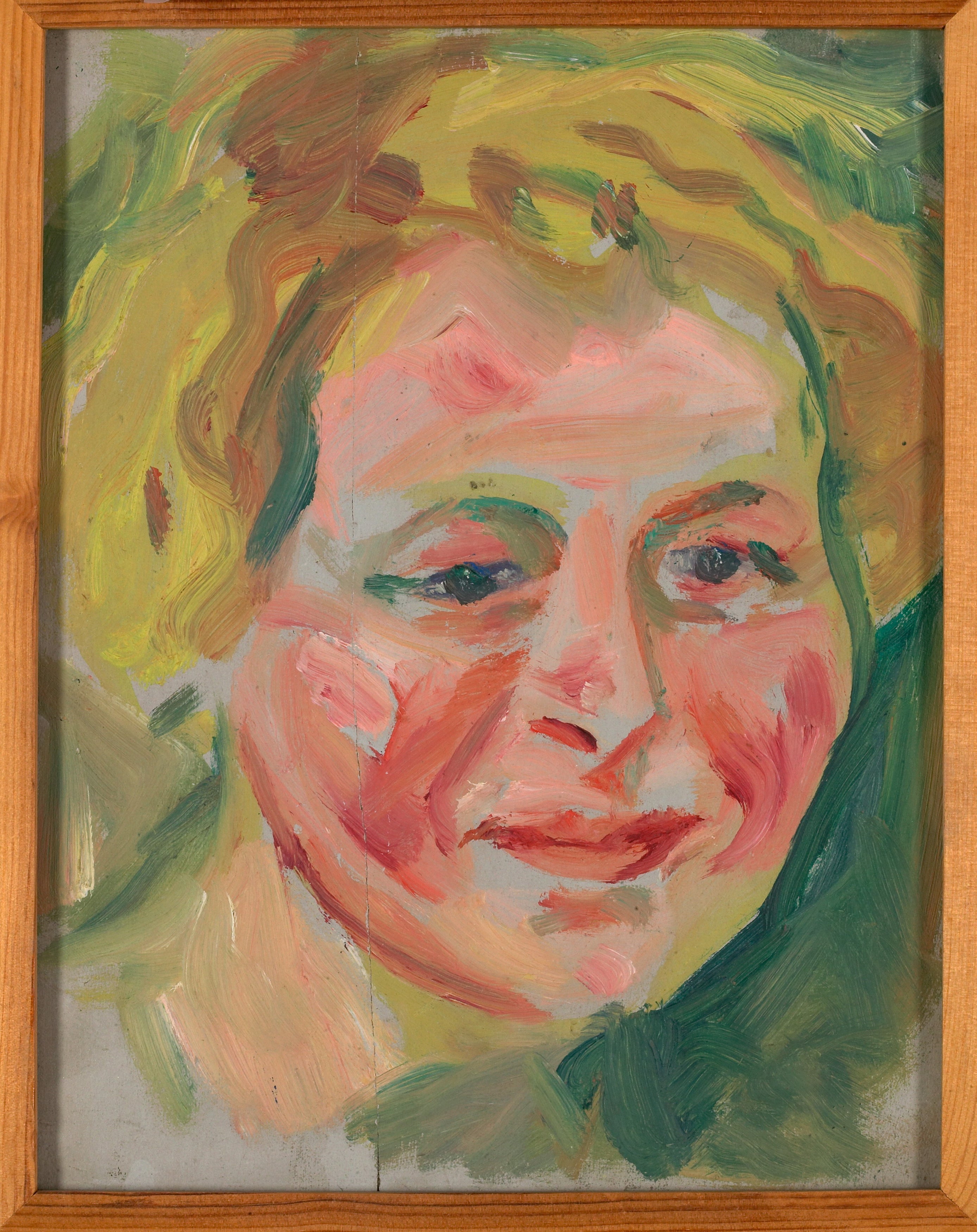 Reproduction du tableau « Étude de tête - Edvard Munch » par Alpha Reproduction en peinture à l’huile