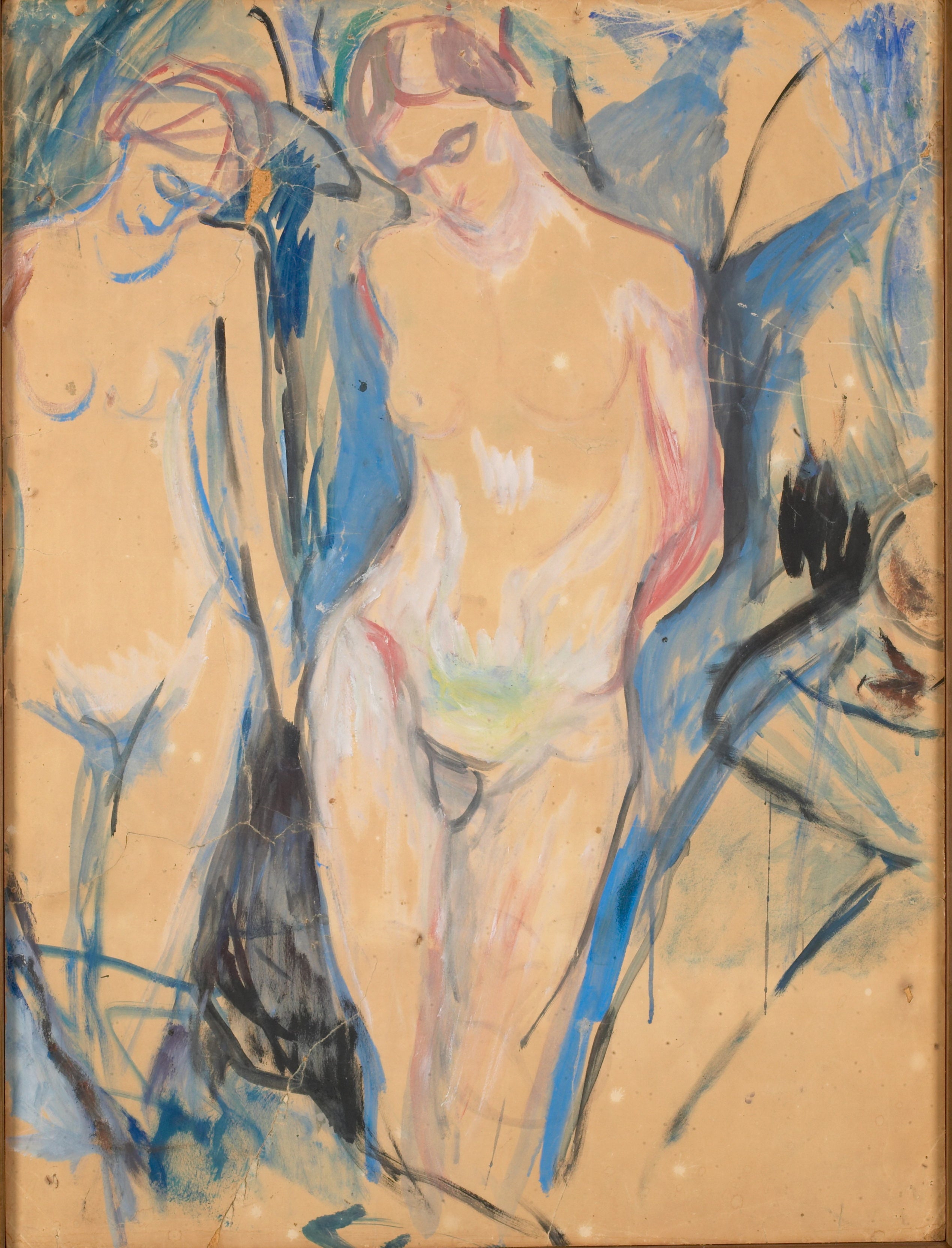 Reproduction du tableau « La Montagne humaine : deux Grâces - Edvard Munch » par Alpha Reproduction en peinture à l’huile