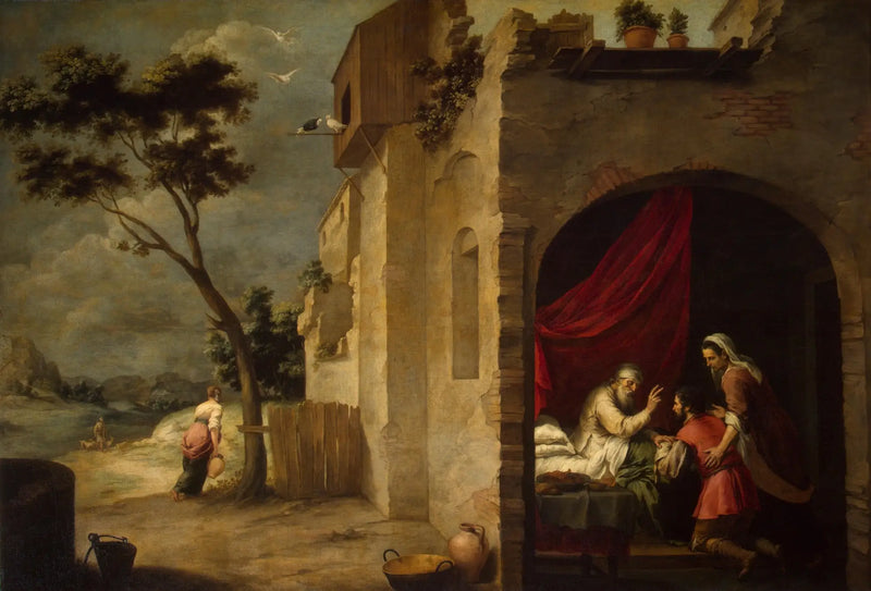 Isaac abençoando Jacó - Bartolomé Esteban Murillo