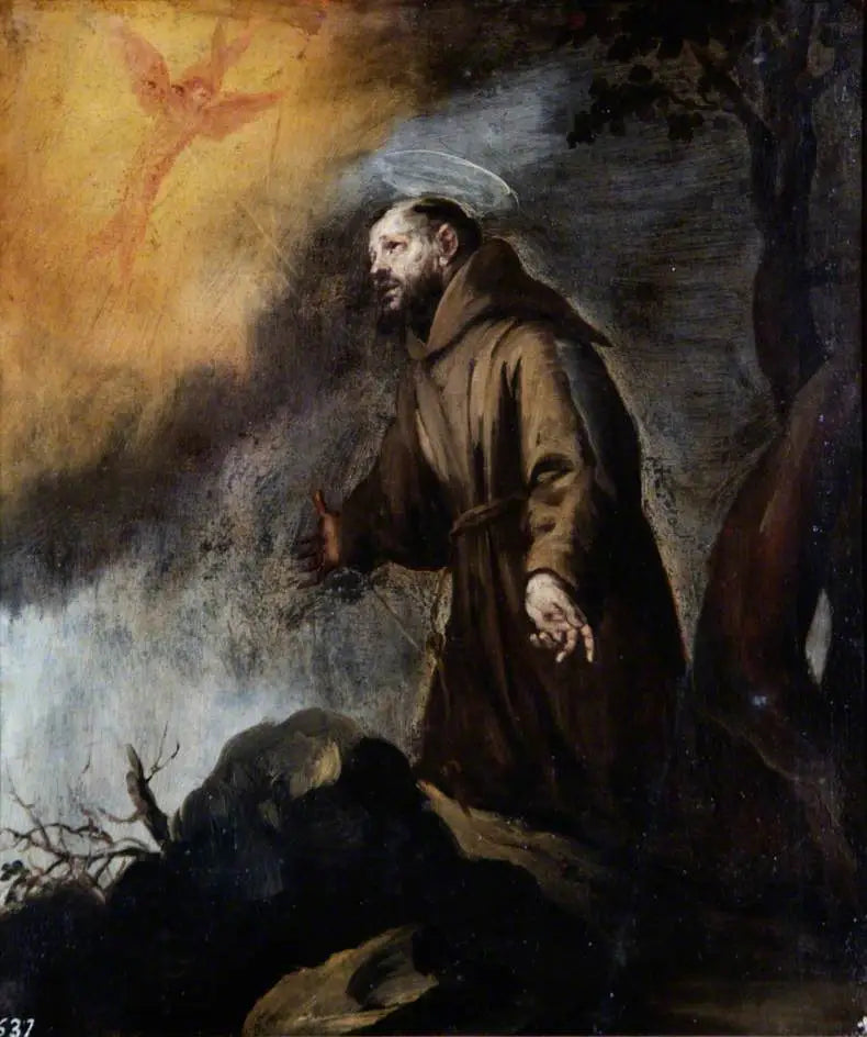 São Francisco recebendo os estigmas - Bartolomé Esteban Murillo