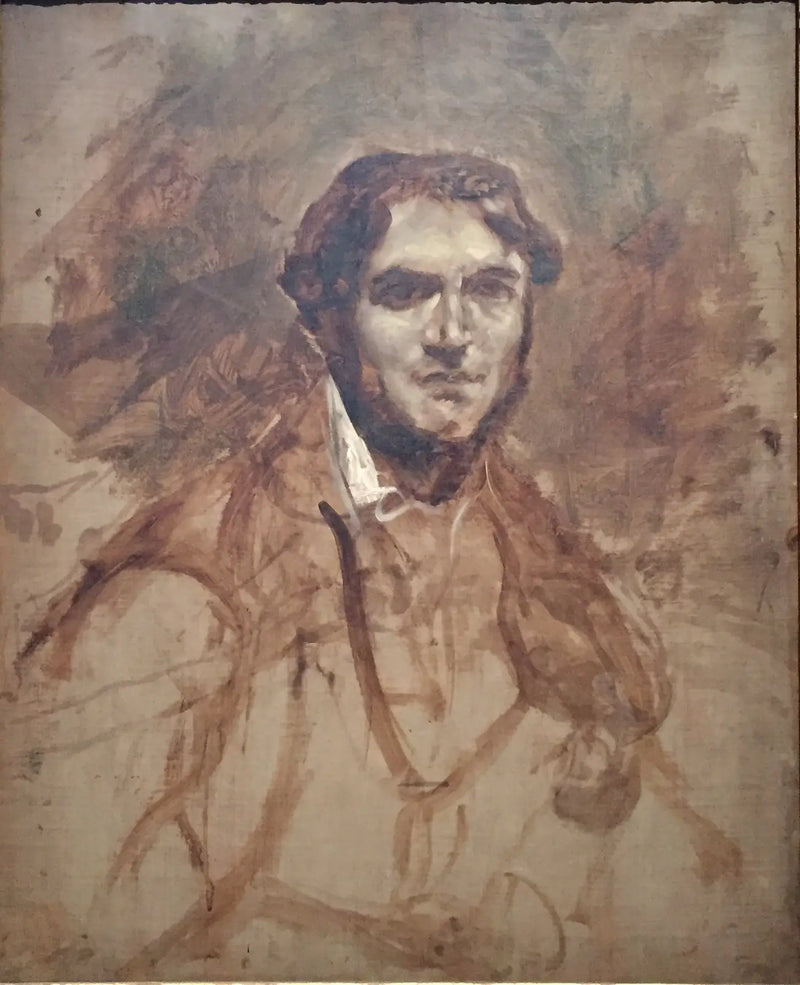 Retrato de Léon Riesener - Eugène Delacroix