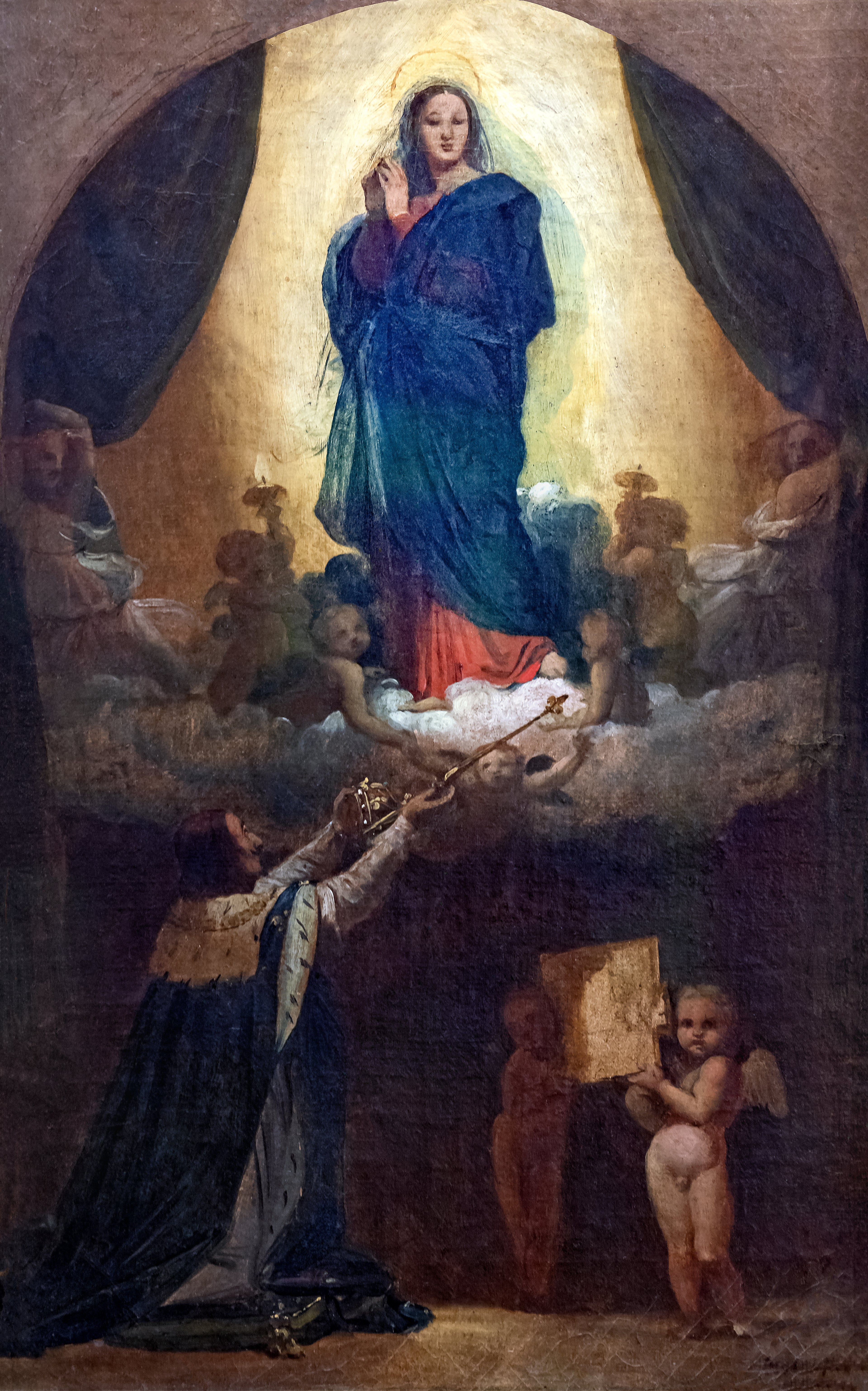 Primeira Pensamento do Voto de Luís XIII - Jean-Auguste-Dominique Ingres